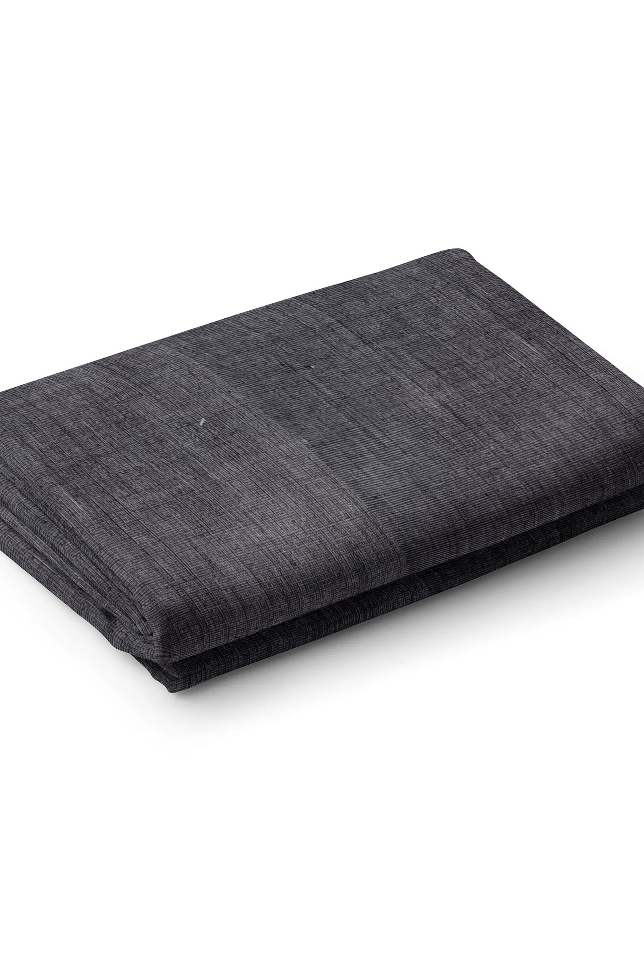 Black Ash Handspun Handwoven Cotton Fabric