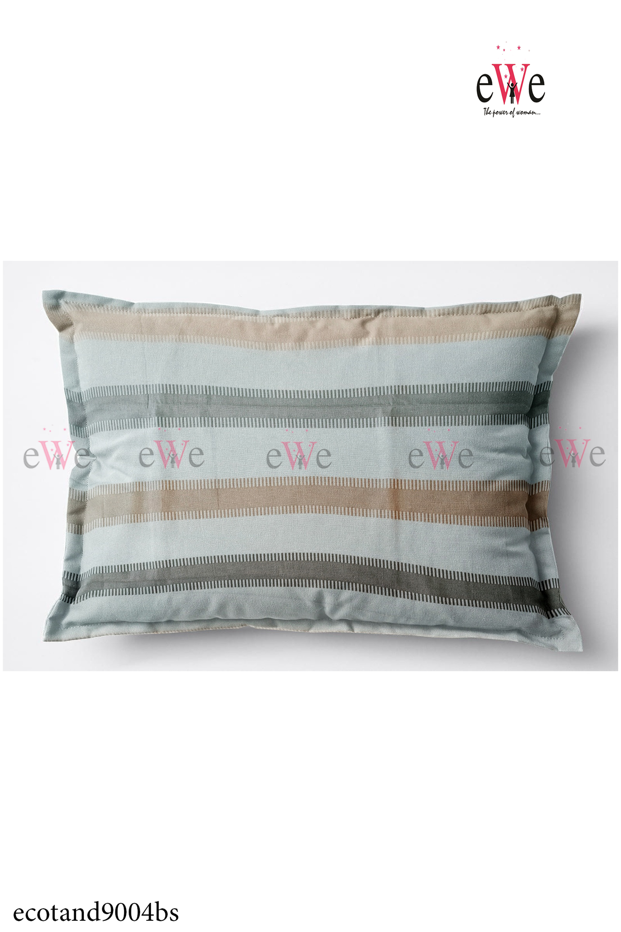 Multi Striped Handloom Cotton Bedsheet with Two Pillow Cover.
