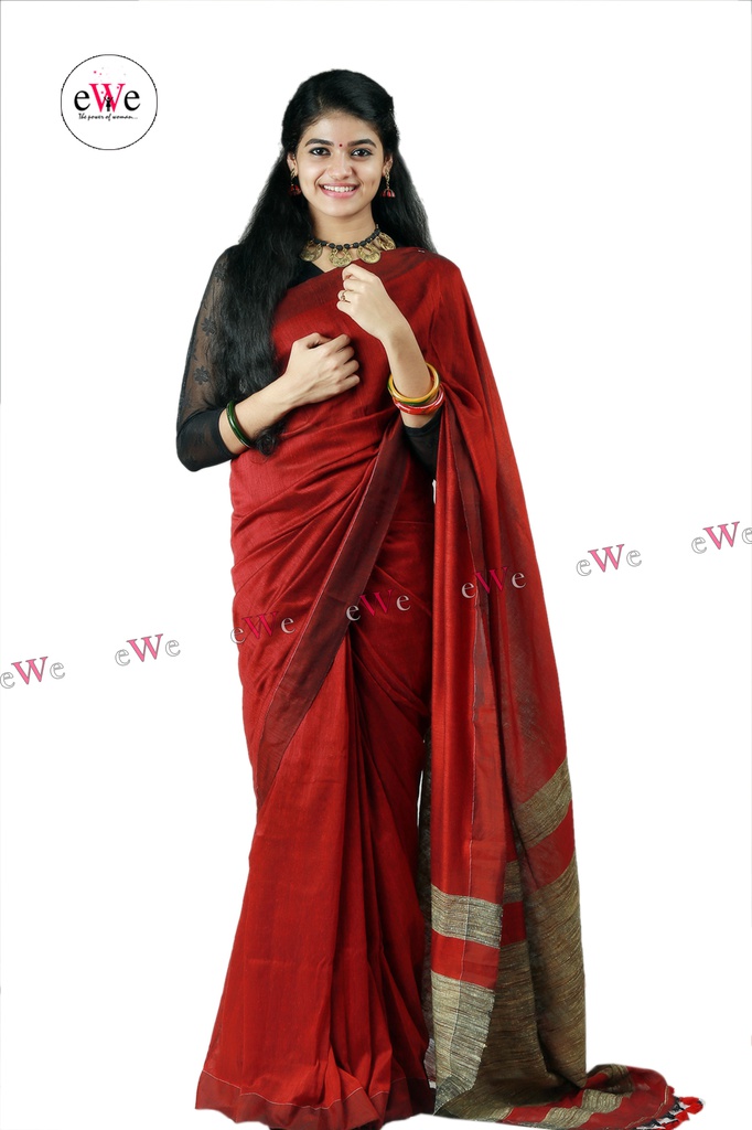 Khadi Gicha saree