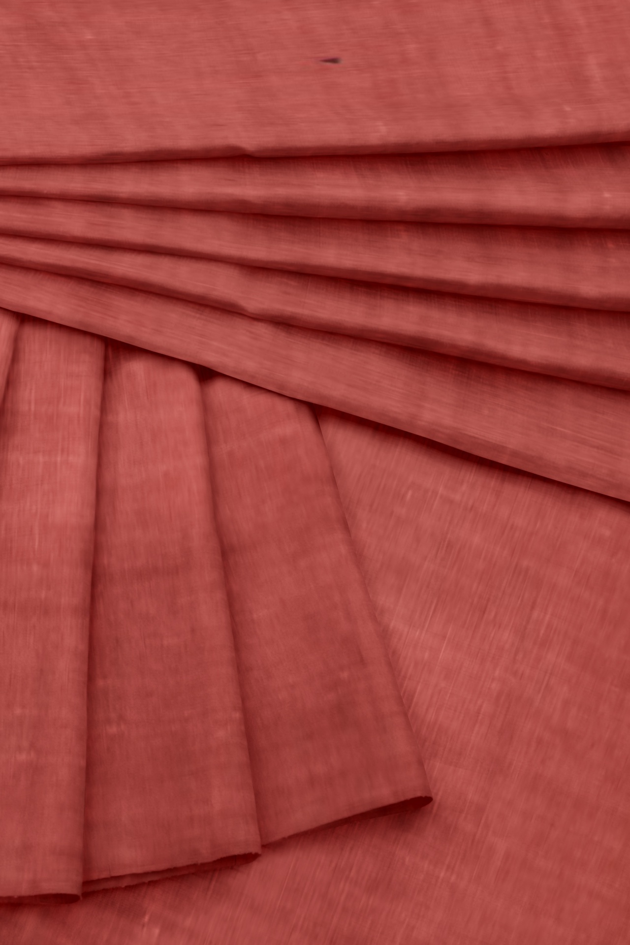 Burnt Orange Handspun Handwoven Fabric