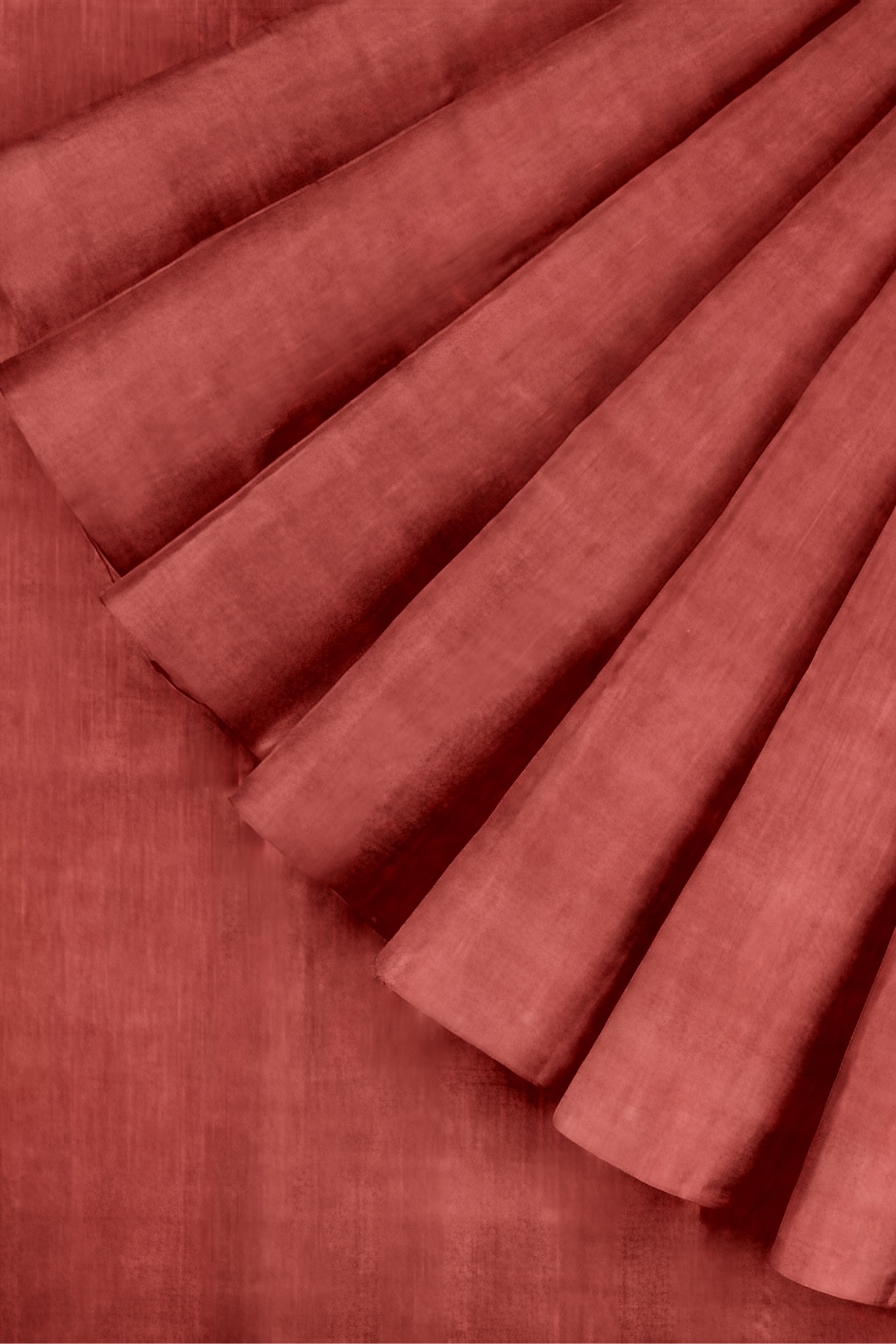 Burnt Orange Handspun Handwoven Fabric