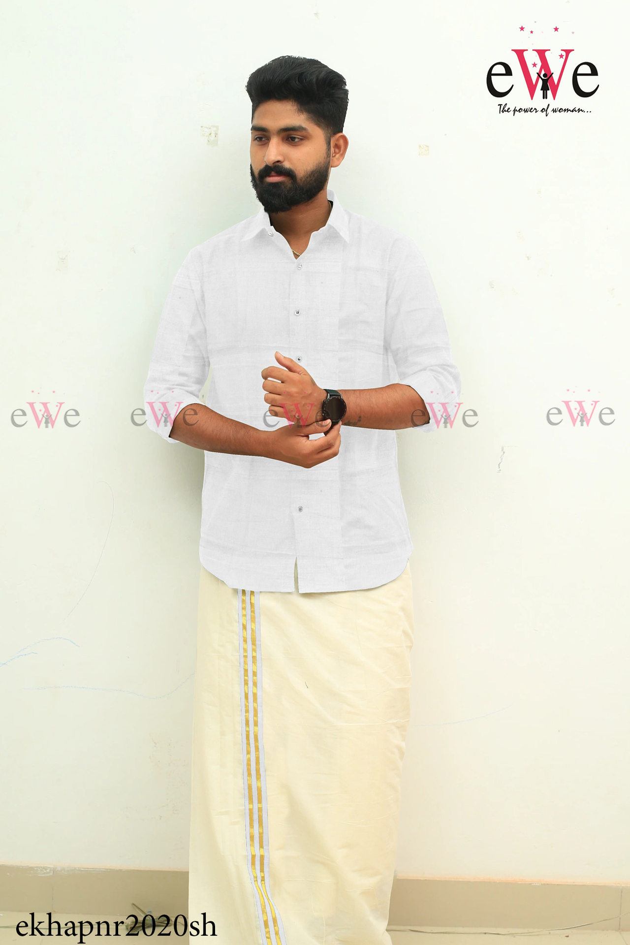 White Khadi Gent's Shirt