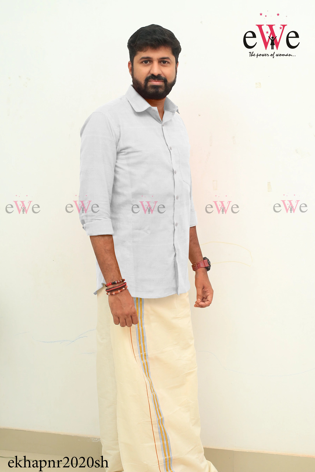 White Khadi Gent's Shirt