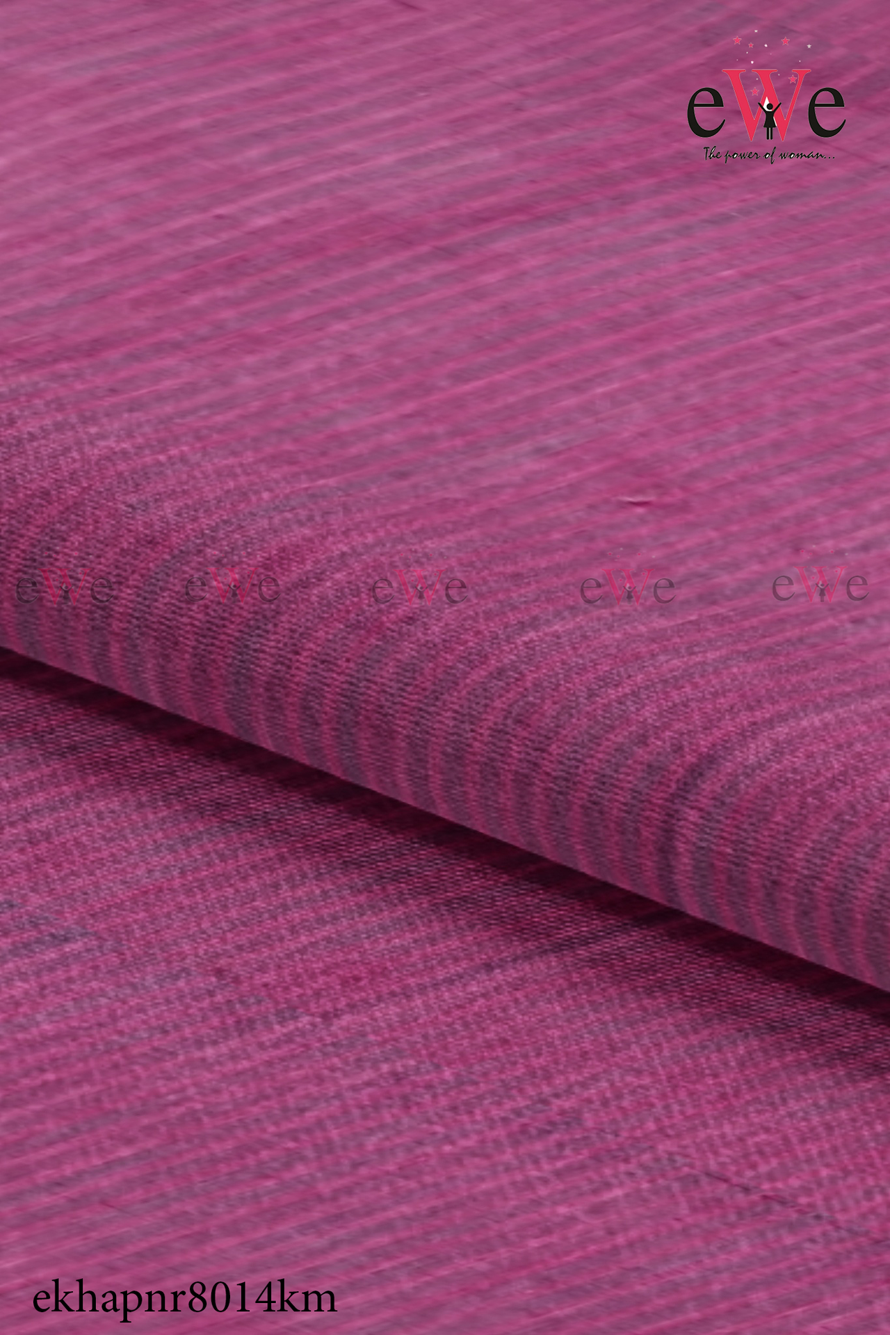 Pink  Handspun Handwoven Khadi Fabric