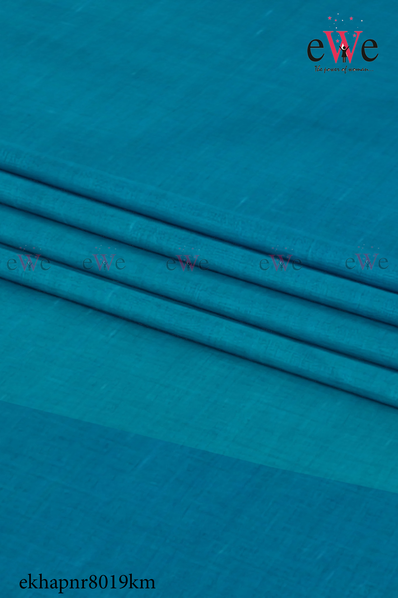 Tiffany Blue Handspun Handwoven Khadi Fabric