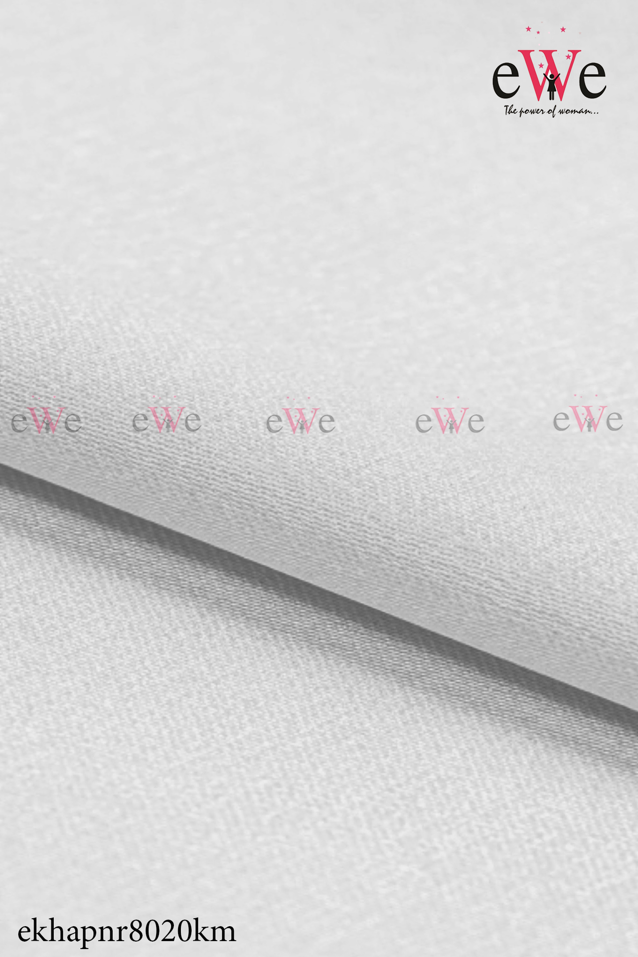 White Handspun Handwoven Khadi Fabric
