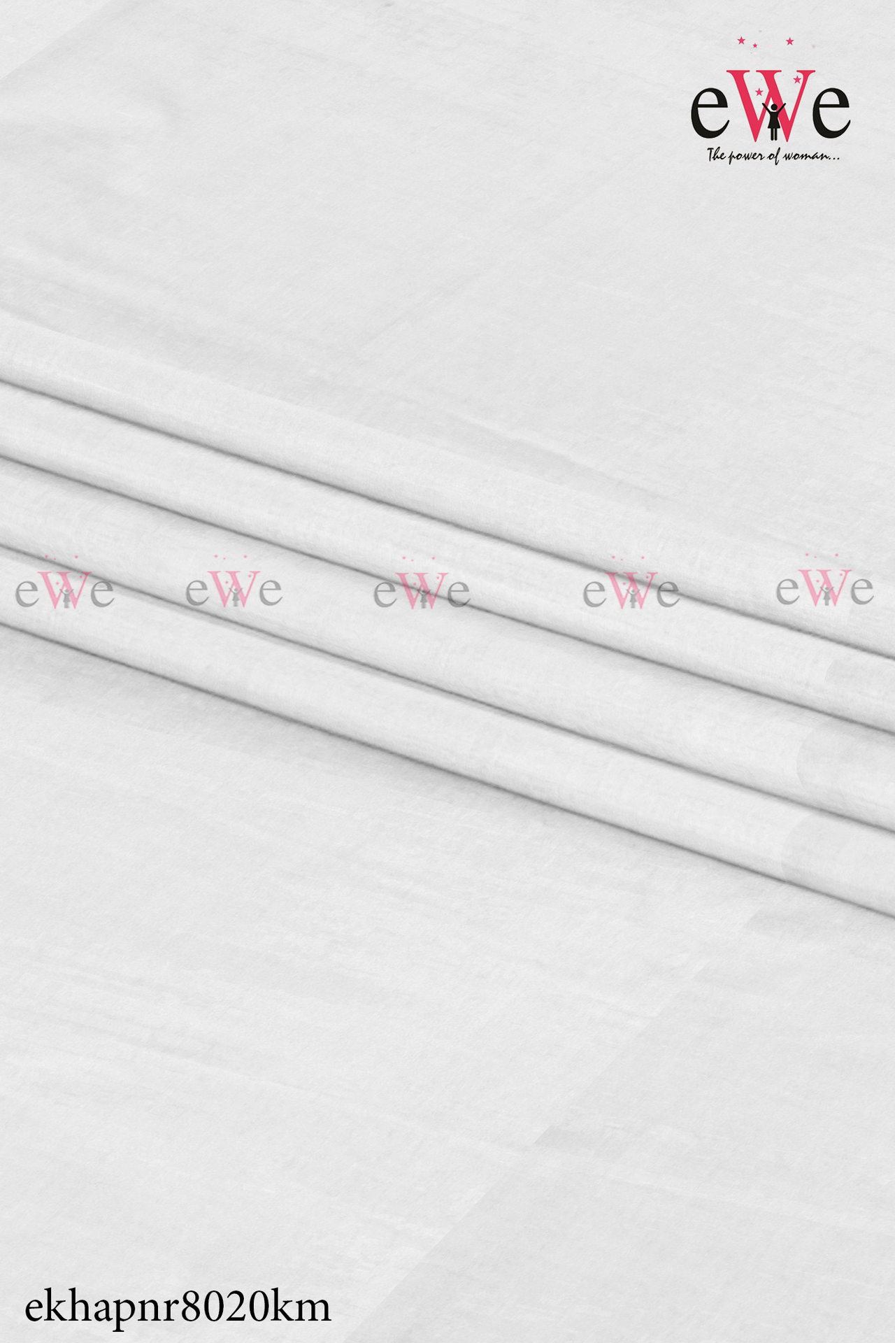 White Handspun Handwoven Khadi Fabric