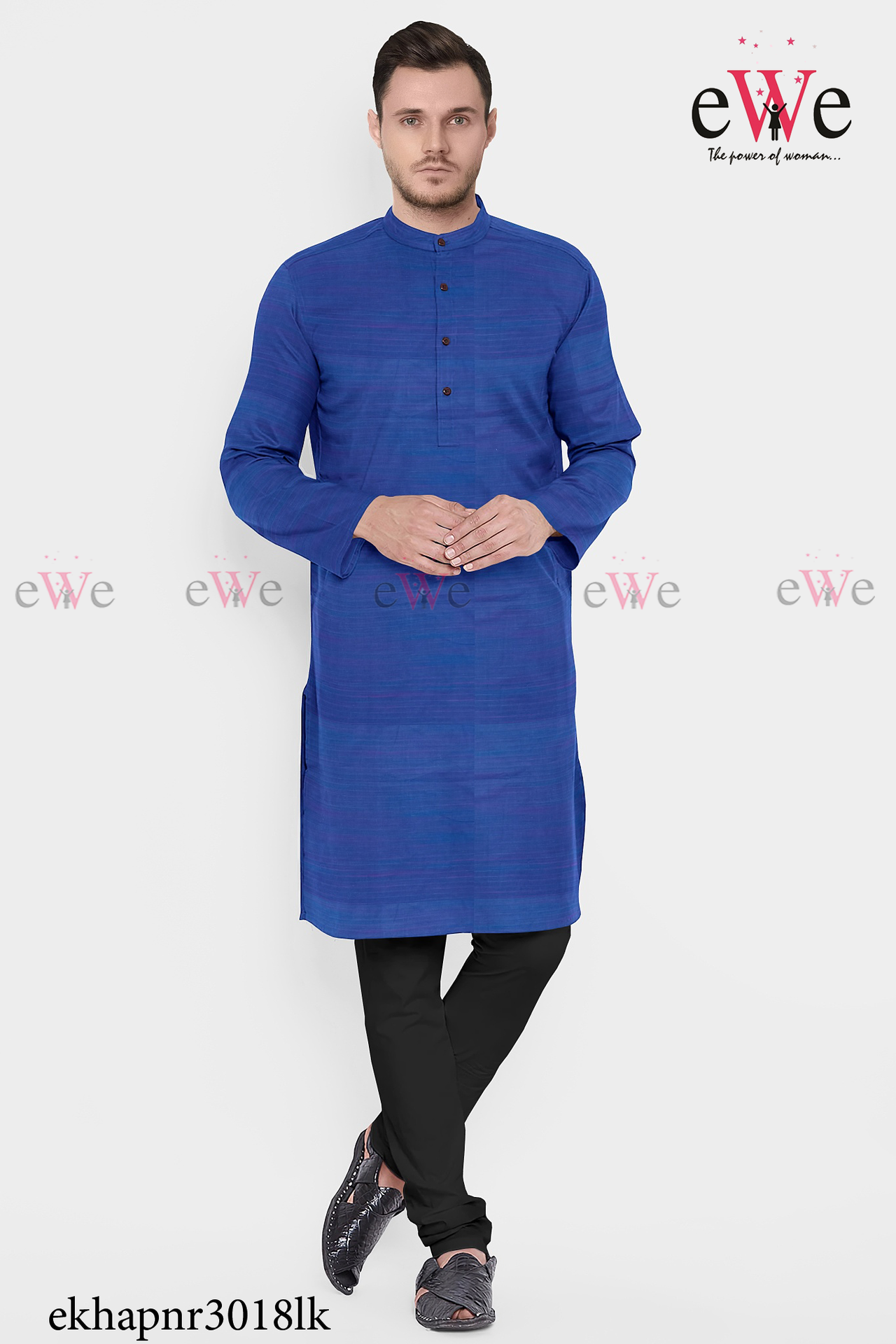 Royal Blue Gent's Long Kurta