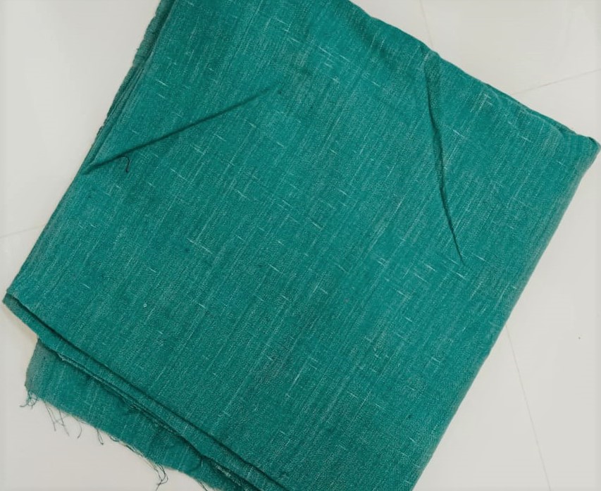 Viridian Green Khadi Gent's Long Kurta/ekhapnr3025lk
