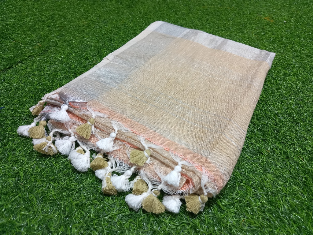 linen saree
