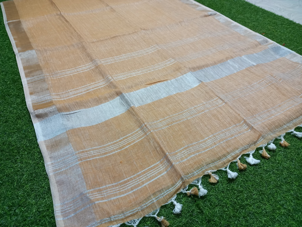 linen saree