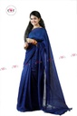 khadi plain saree