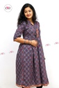 Khadi Printed Flared Gown