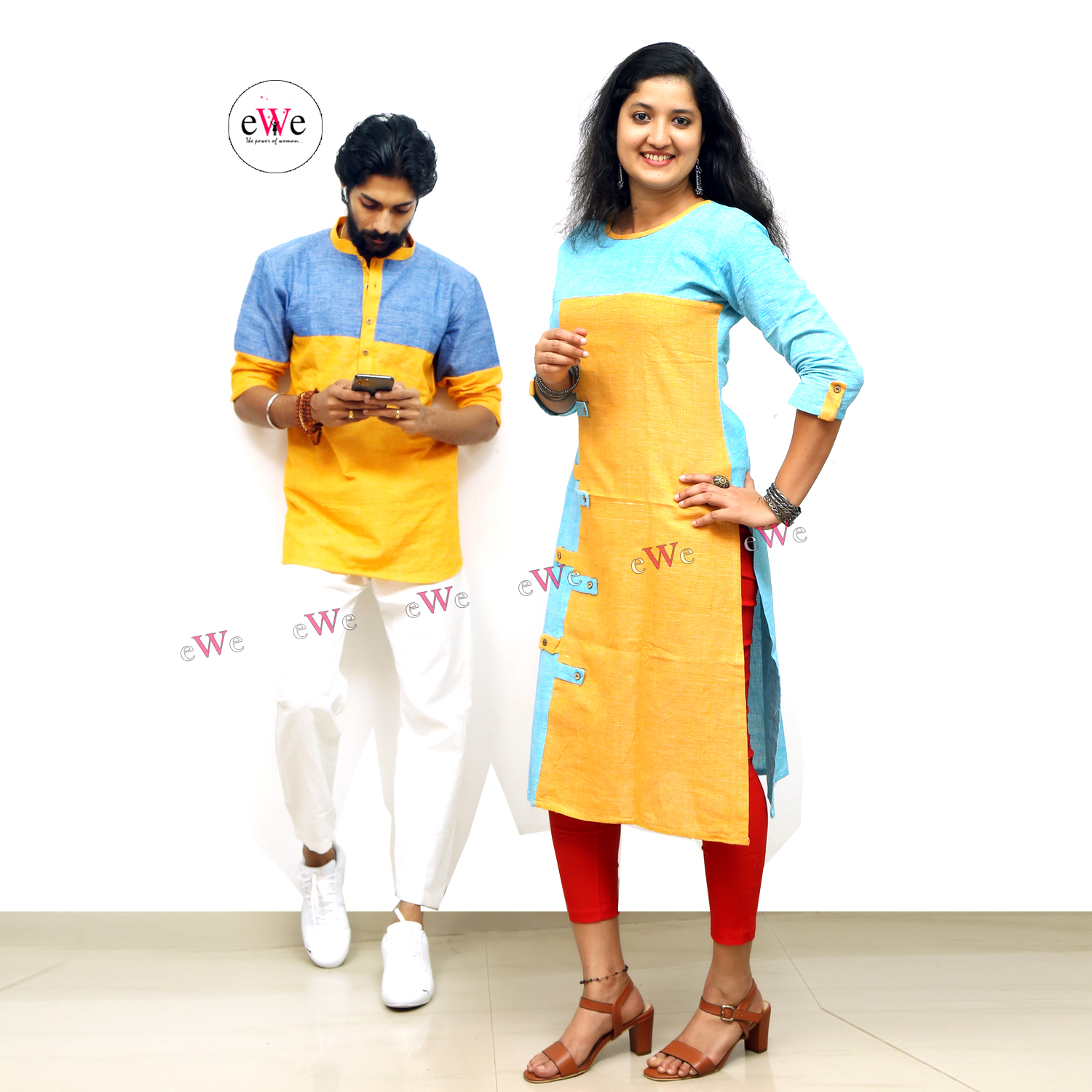 Khadi Couple Combo