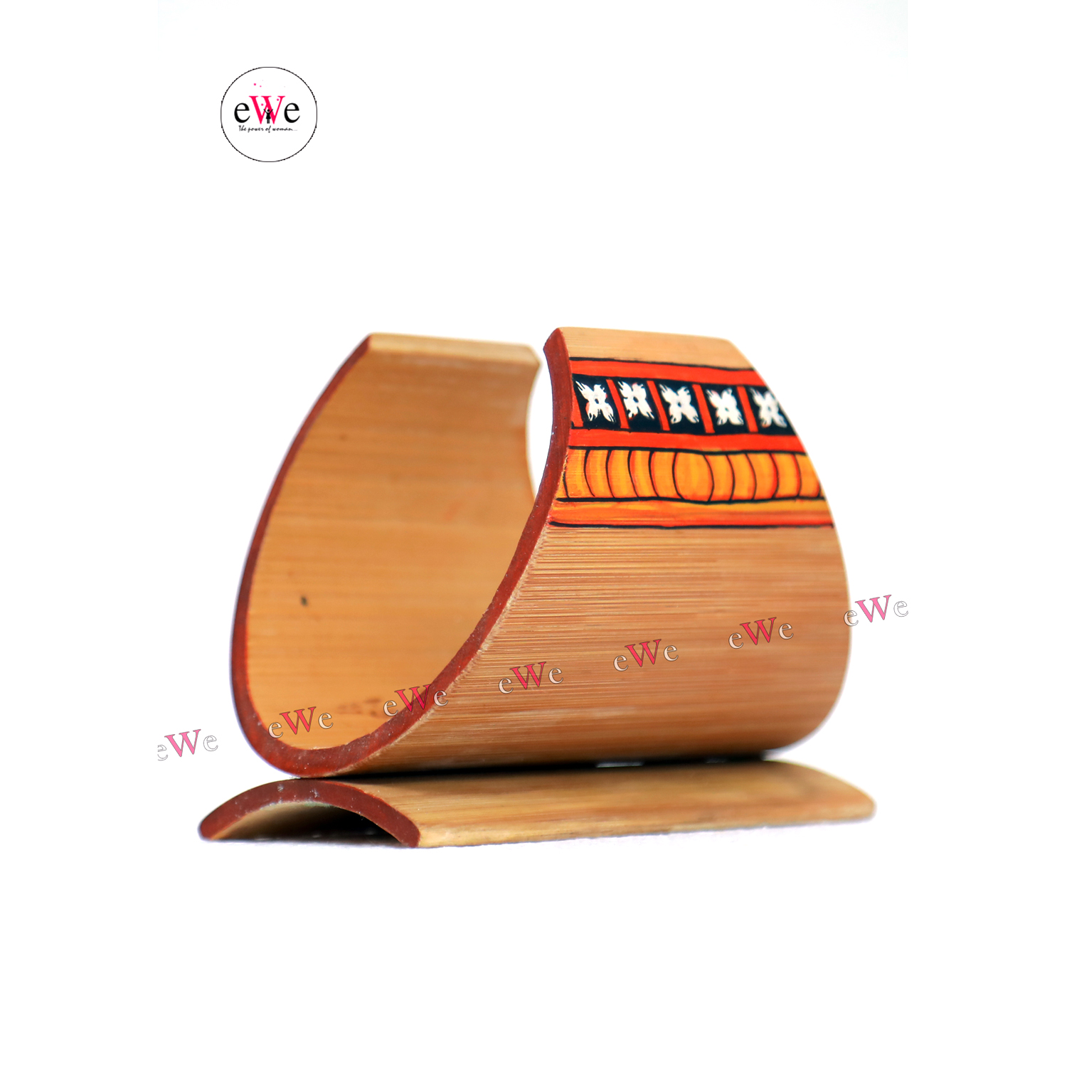 Bamboo Tissue Holder