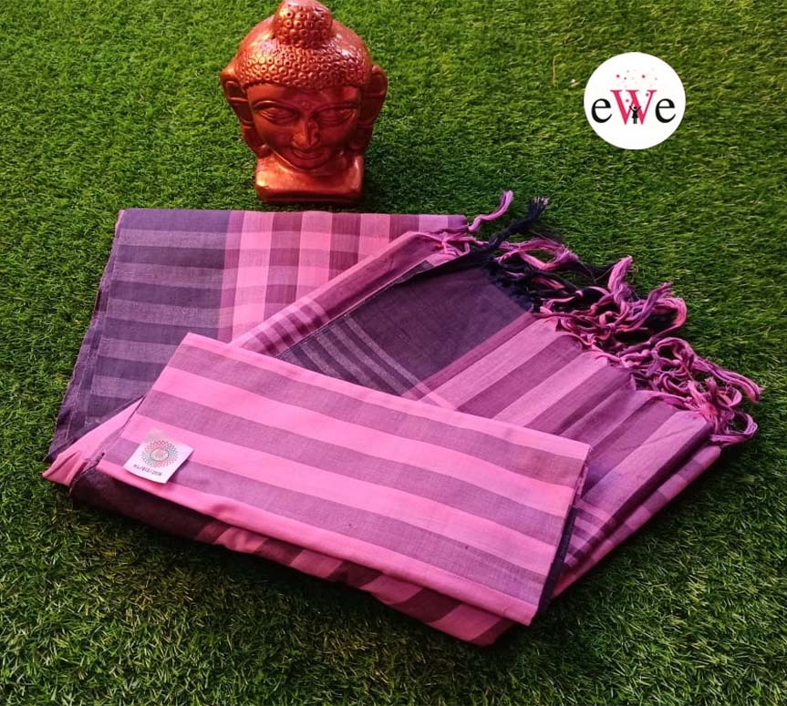 Handloom Saree  (Rose)