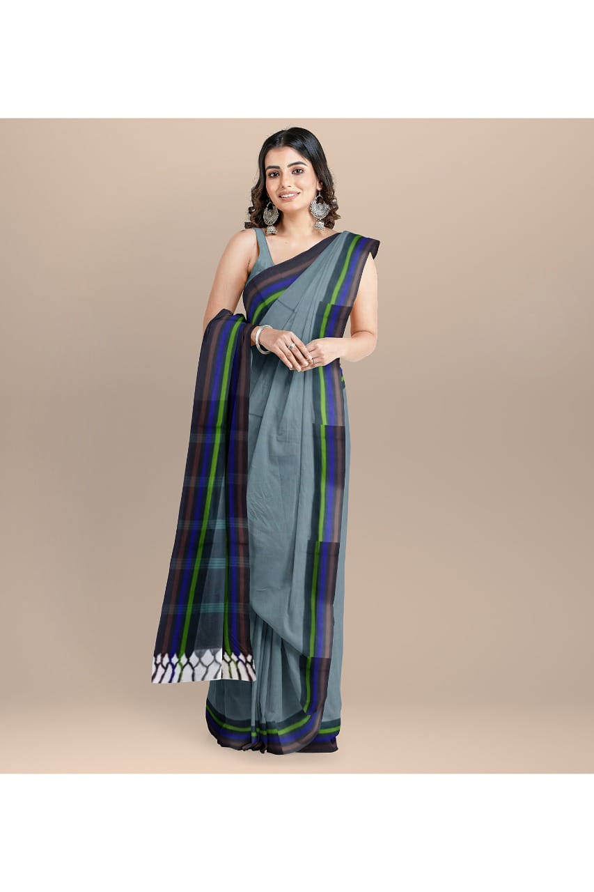 Ash Handloom Saree