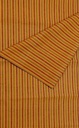 Meroon Orange Green Handspun Handwoven Khadi Cotton Fabric