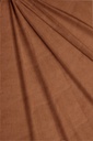 Orange Brown Handspun Handwoven Cotton Fabric