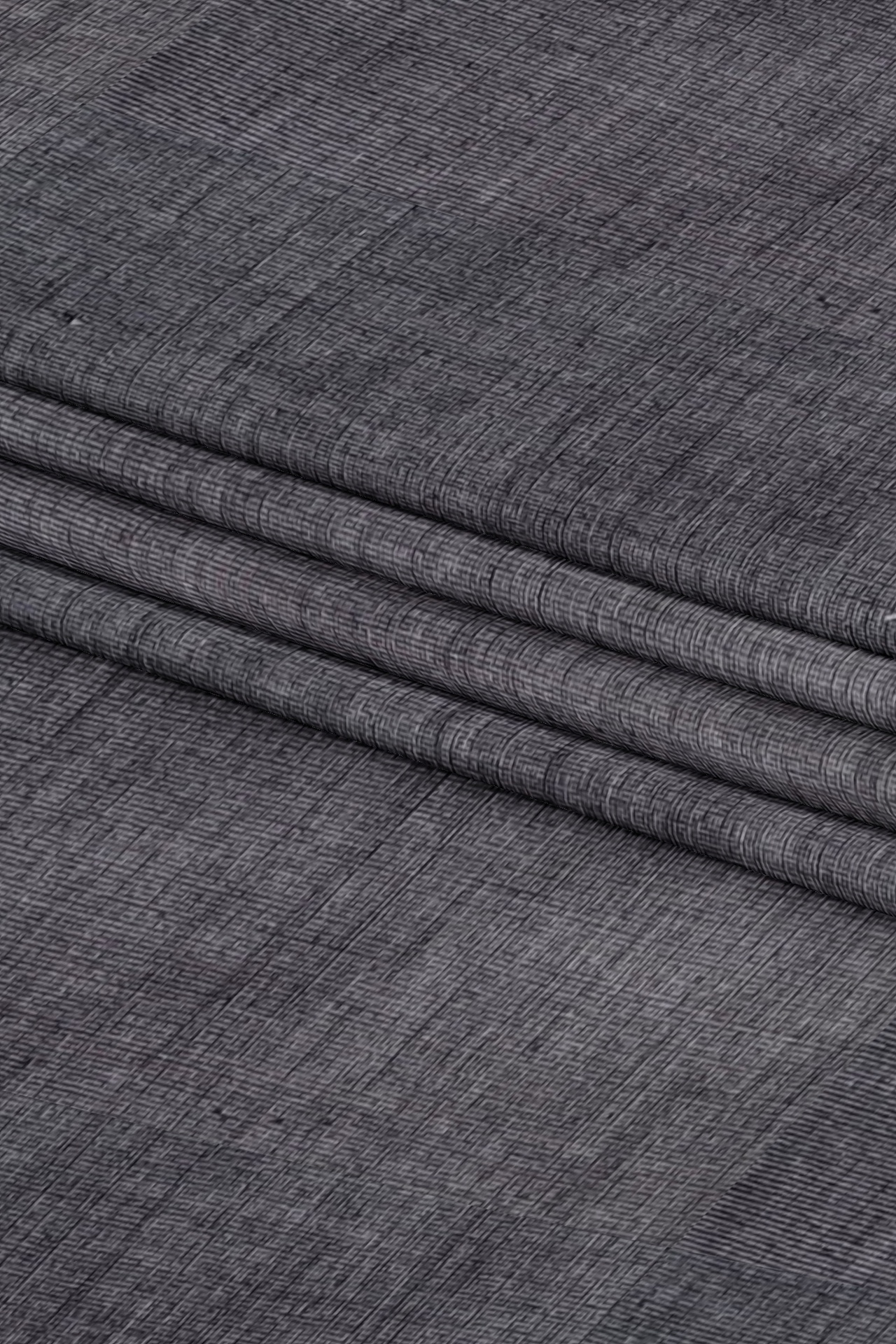 Black Ash Handspun Handwoven Cotton Fabric