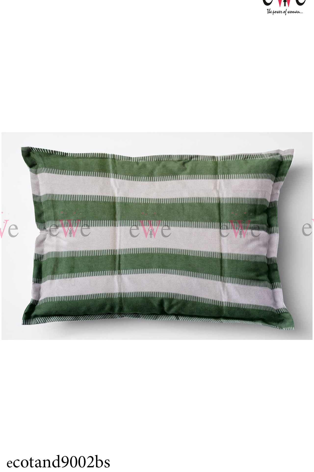 Green Handloom Cotton Bedsheet with Two Pillow Cover.