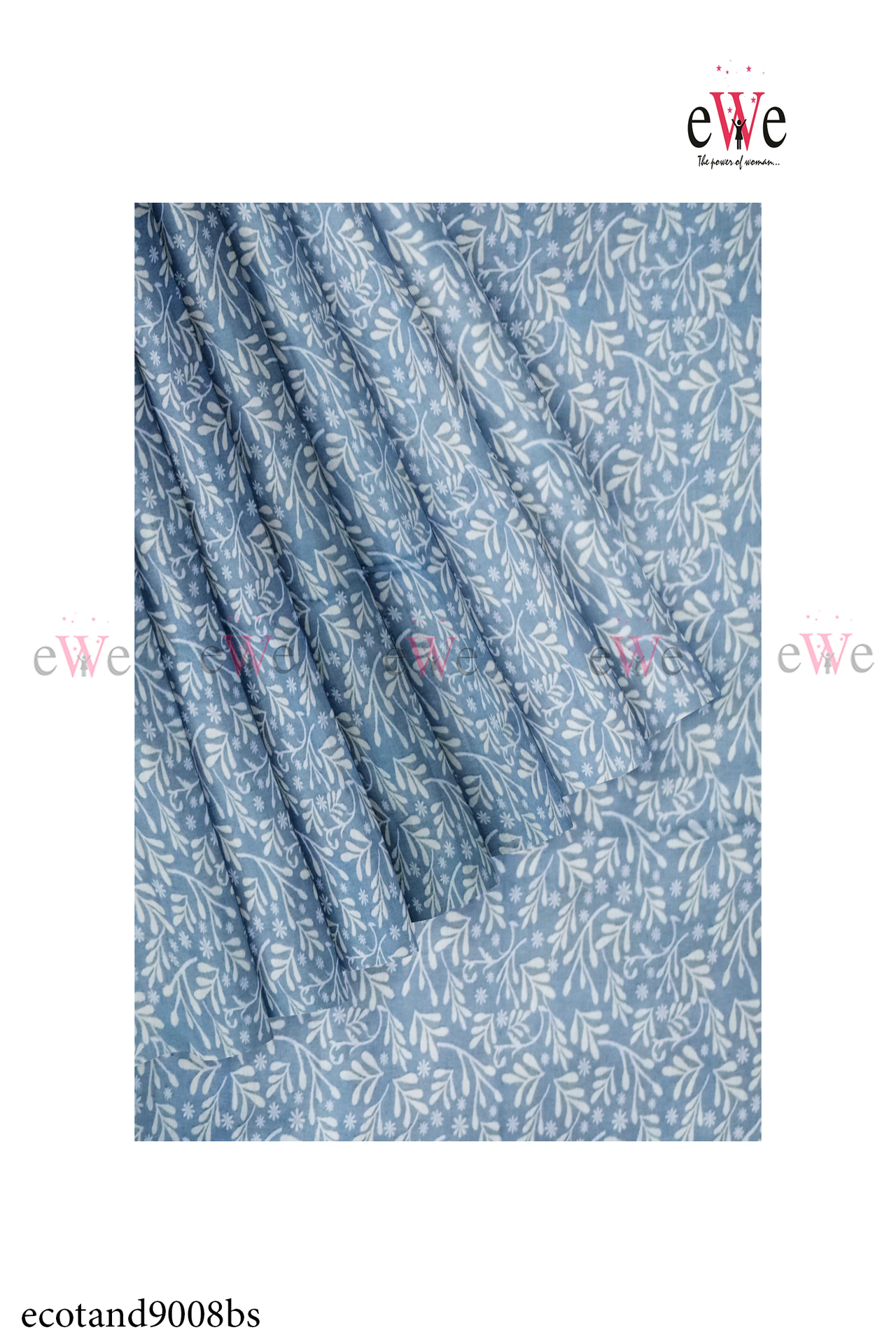 Navy Blue Handloom Jacquard  Bedsheet with Two Pillow covers.