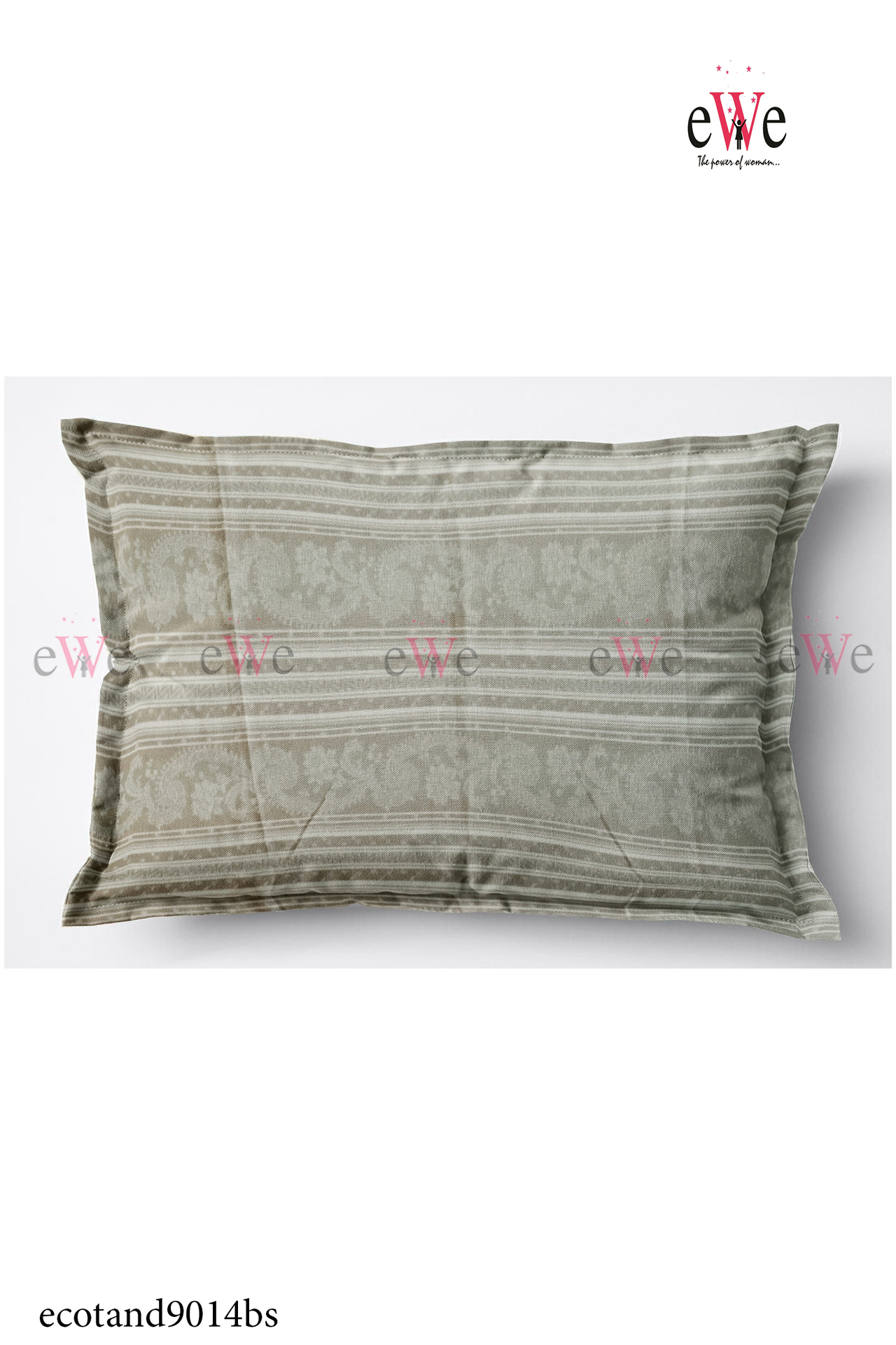 Beige Cream Handloom Jacquard  Bedsheet with Two Pillow covers.