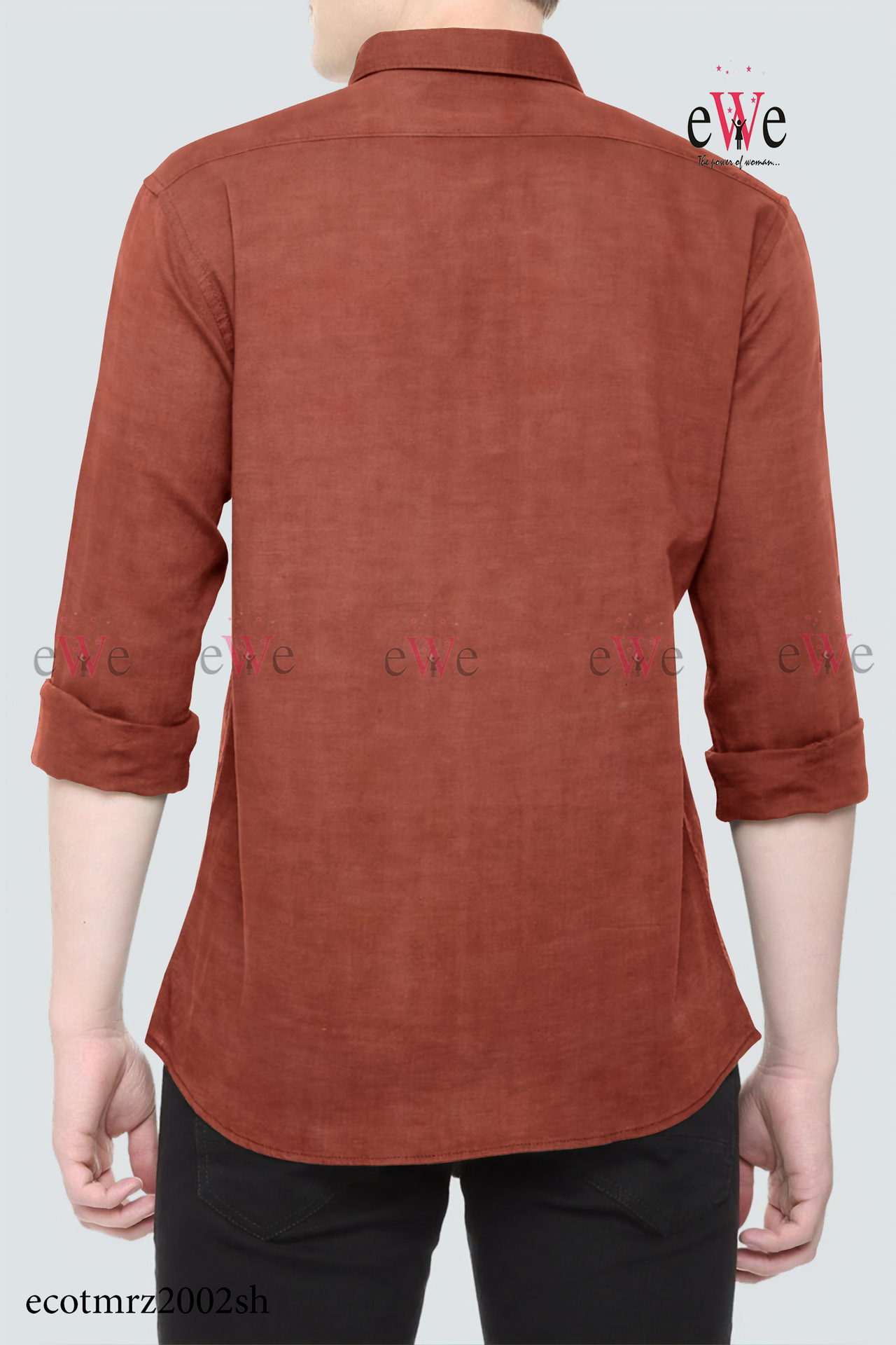 Brown Cotton Handloom Shirt