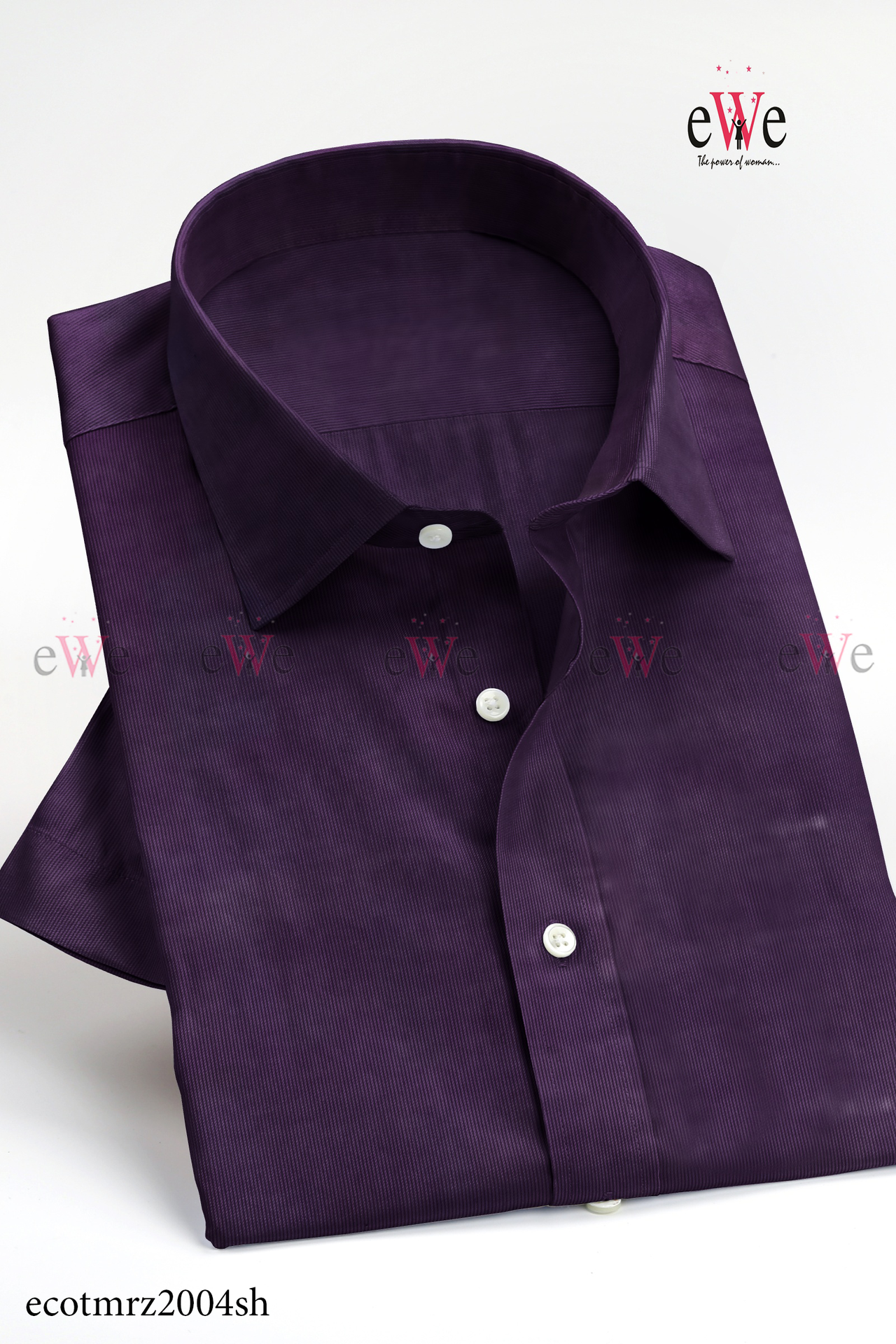 Grape Colour Cotton Handloom Shirt