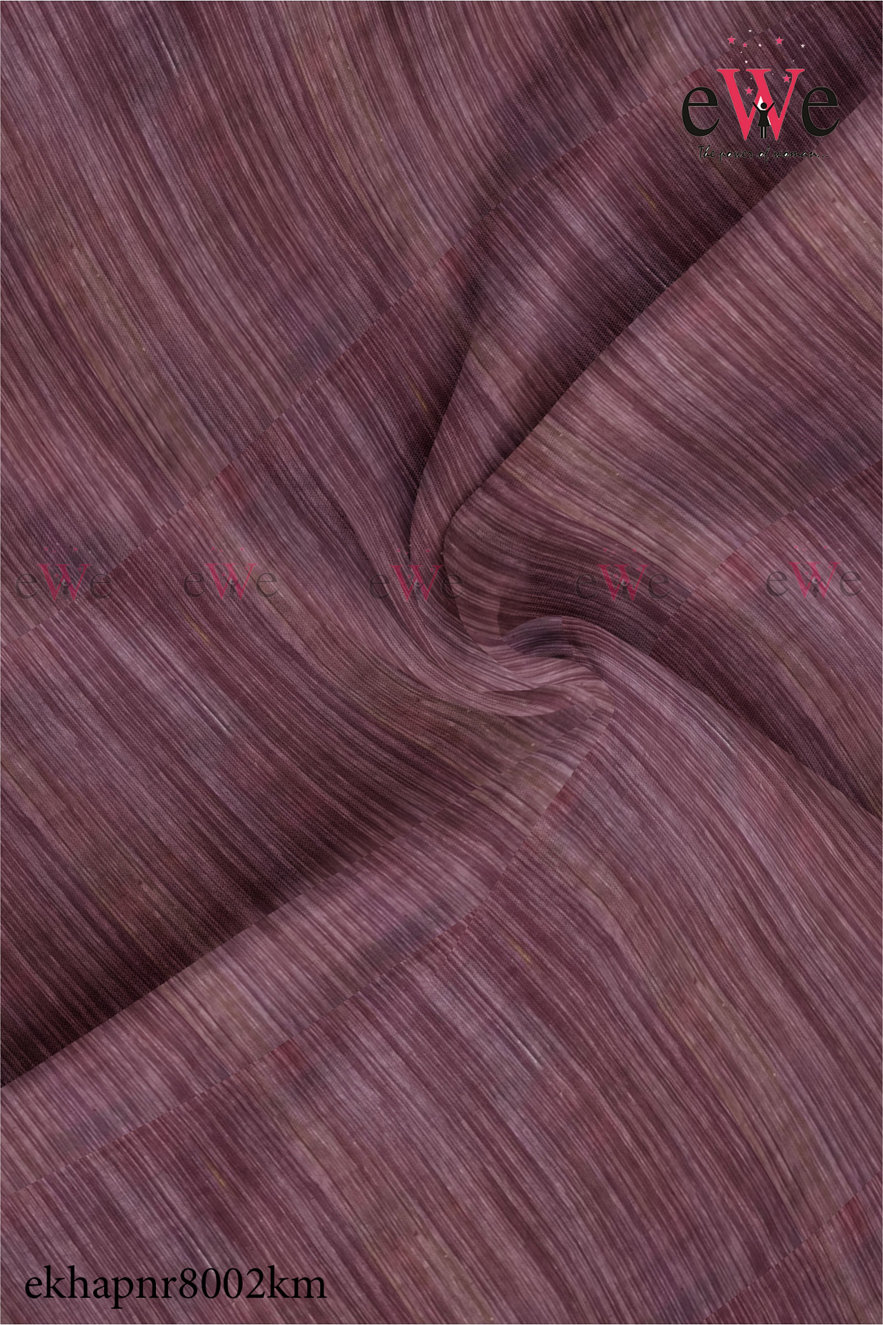 Mulberry Brown Handspun Handwoven Khadi Fabric