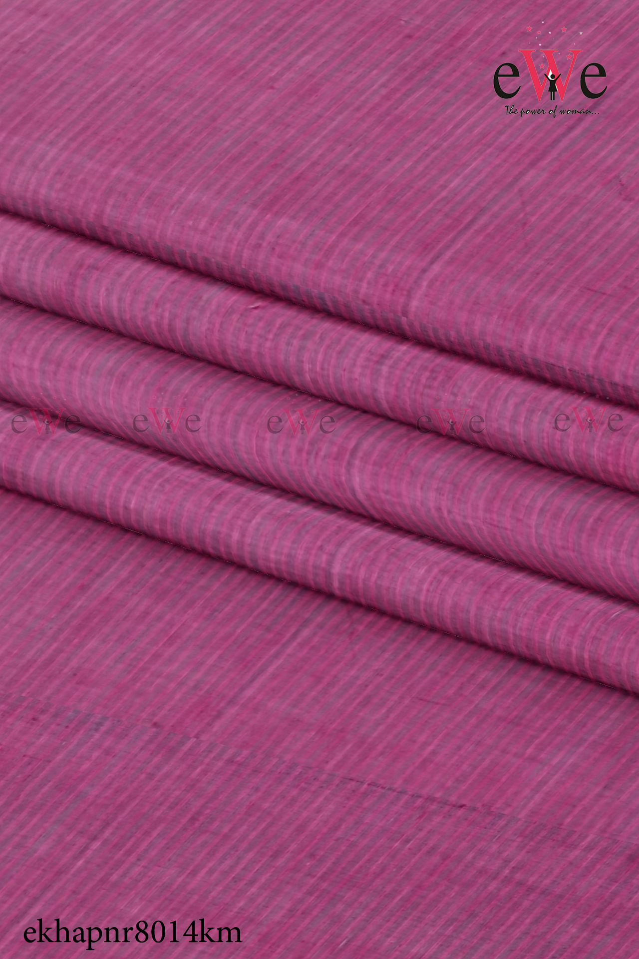 Pink  Handspun Handwoven Khadi Fabric
