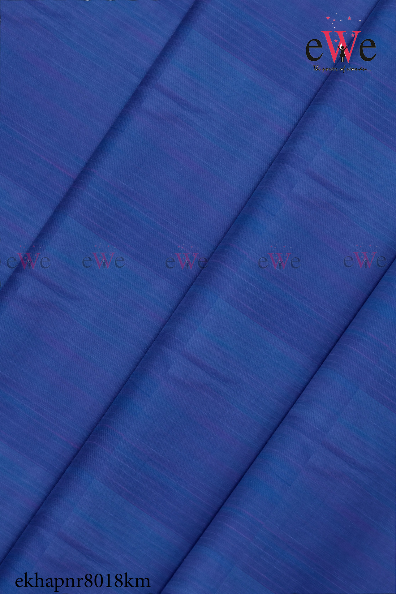 Royal Blue Handspun Handwoven Khadi Fabric