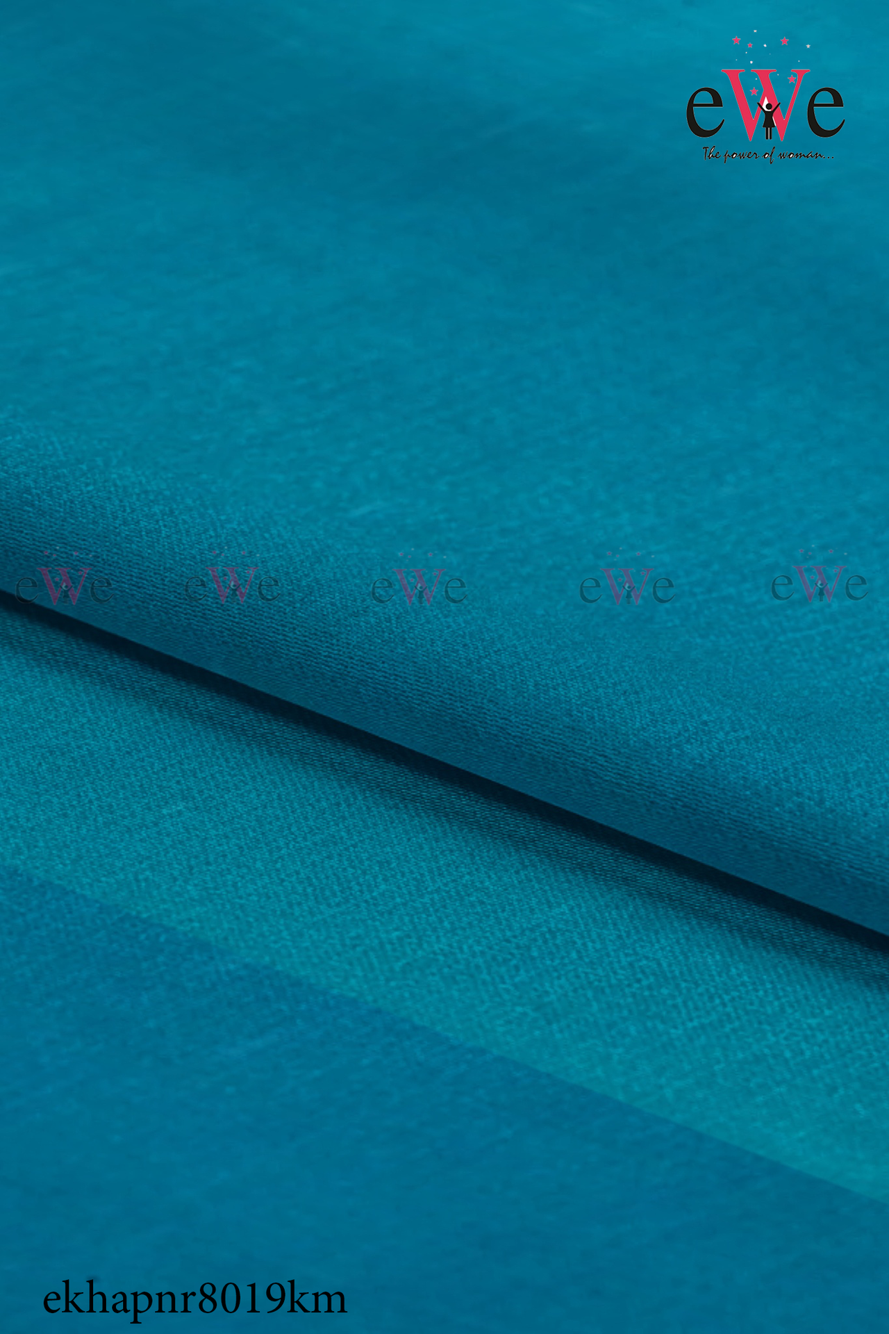 Tiffany Blue Handspun Handwoven Khadi Fabric