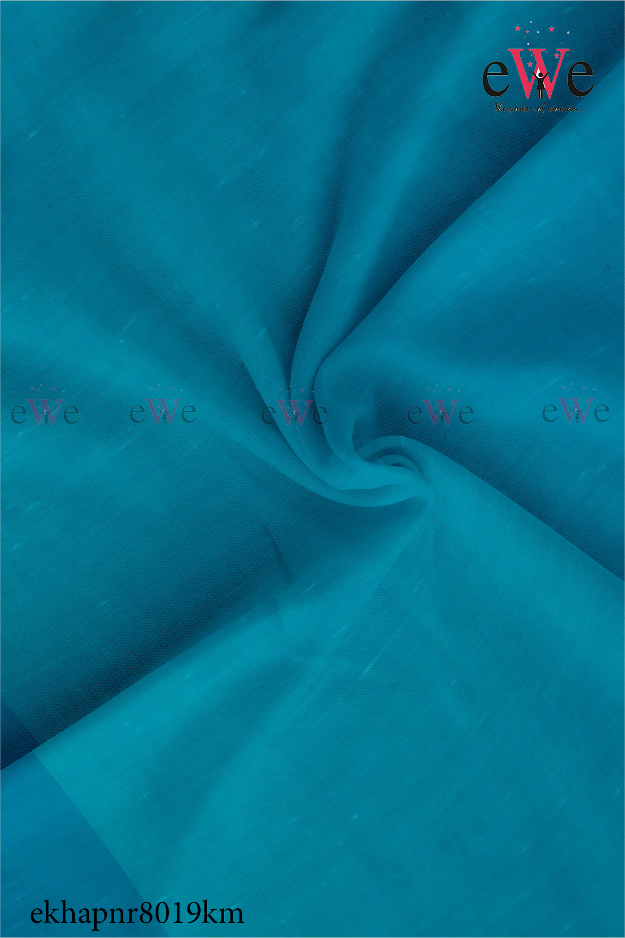Tiffany Blue Handspun Handwoven Khadi Fabric