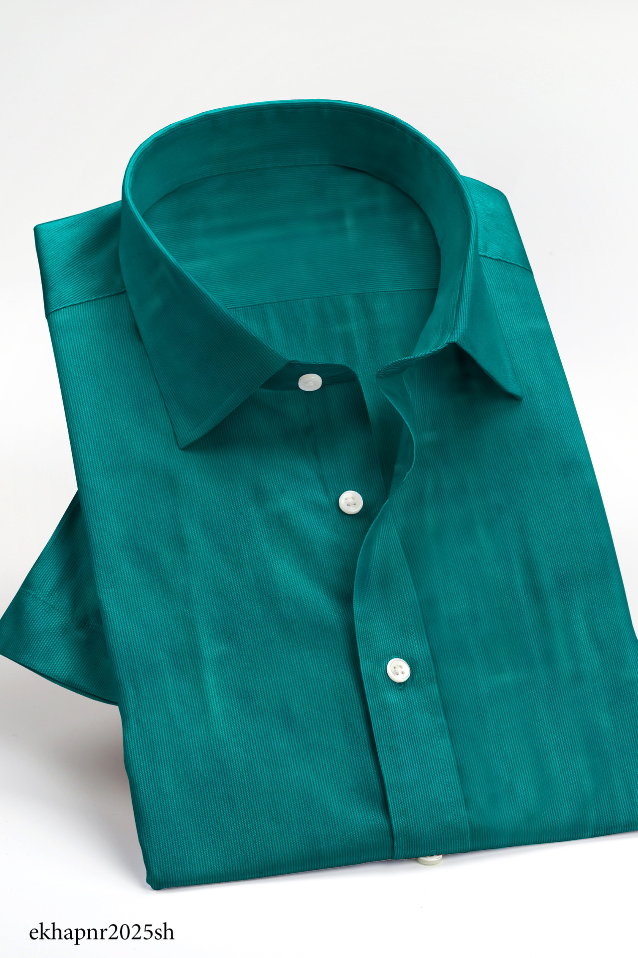 Viridian Green Khadi Gent's Shirt/ekhapnr2025sh