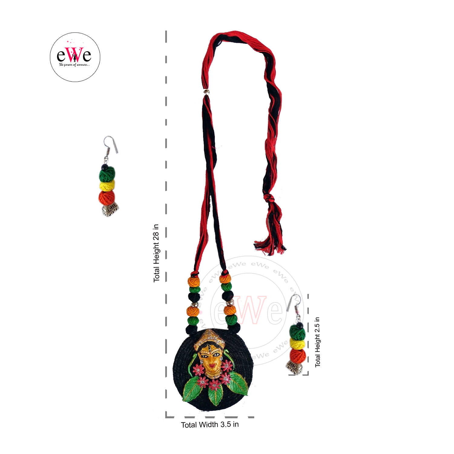 Handmade Jute Traditional Necklace Sets