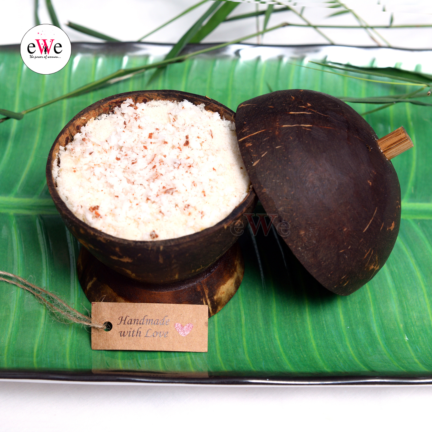 Bamboo Handcrafted Coconut Shell Puttu Maker (Chiratta Puttu Kutti)