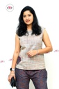 Khadi Short Top &quot; Sleeveless&quot;