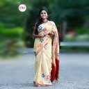 Traditional Woven Flower Design Handloom Saree