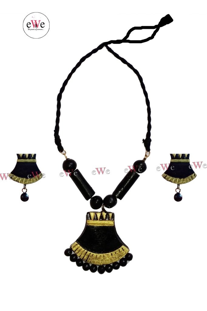 Terracotta Jewel Set Black