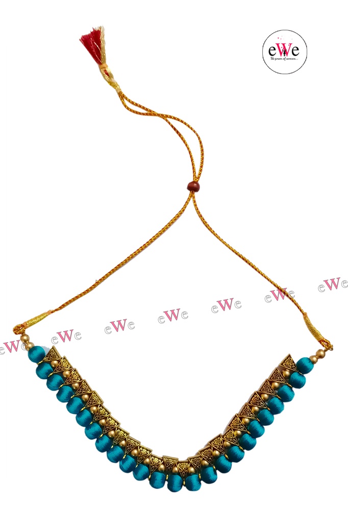 Silk Thread Jewellery Necklace