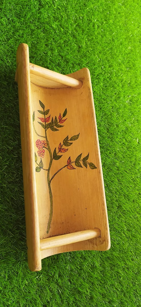 Natural Bamboo Food Serving Tray