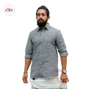 &quot;Ash&quot; Khadi Men's Formal Shirt