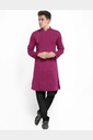 Pink Handloom Long Designer kurtas