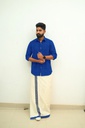 Royal Blue Handloom Shirts