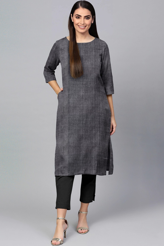 Black Ash Handloom kurti