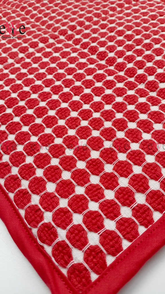 Red Colour Bath mat