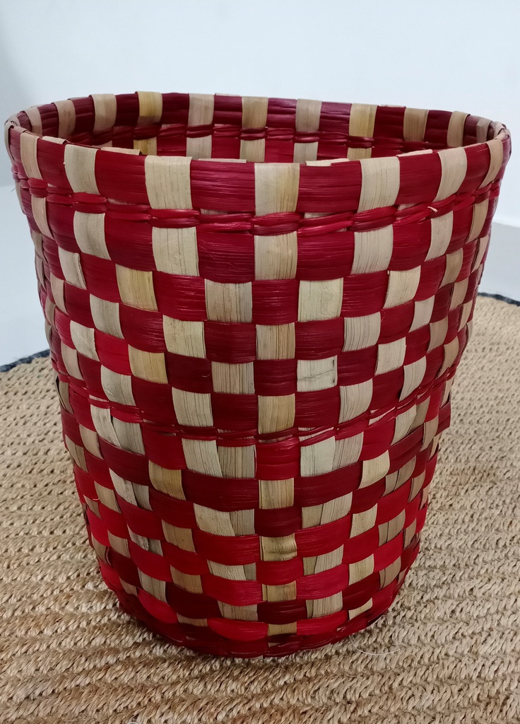 Screw pine Leaf Handmade Dustbin